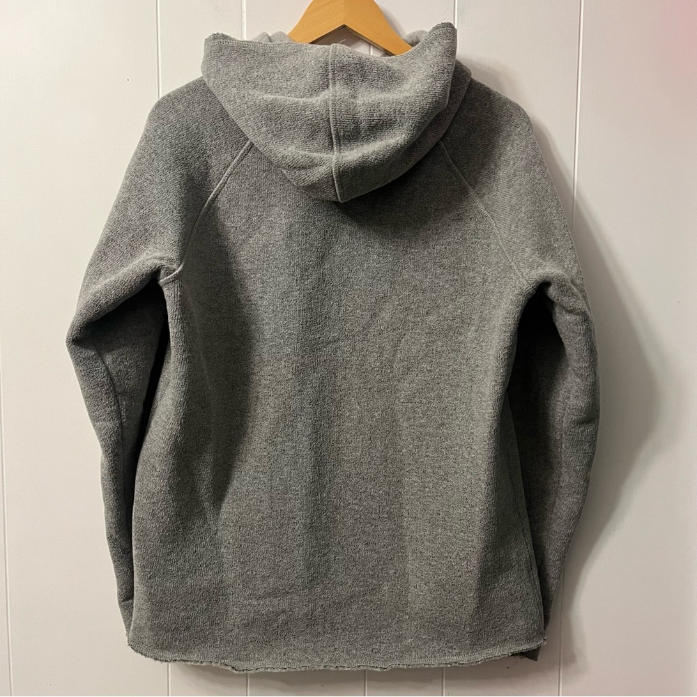 Duckworth Powder Hoodie Grey Rambouillet Merino Fleece Wool Made in USA $175 USD - Picture 10 of 15